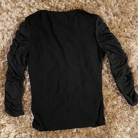 Casadei long mesh sleeves top size XL NWOT - Picture 4 of 4